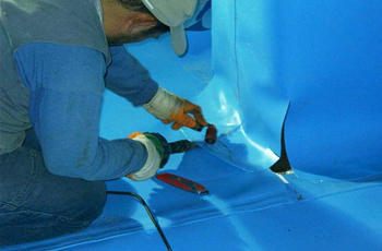 Gosb Su Deposu Pvc Membran Kaplama Uygulamas