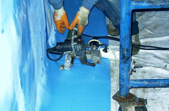 Gosb Su Deposu Pvc Membran Kaplama Uygulamas